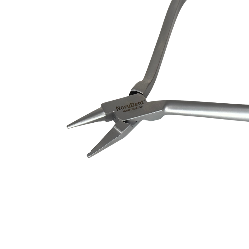 Long Bird Beak plier med udskæring max .020